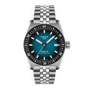Tissot PR516 38mm T149.407.11.041.00 - bracciale e cassa acciaio - quadrante blu sfumato con datario